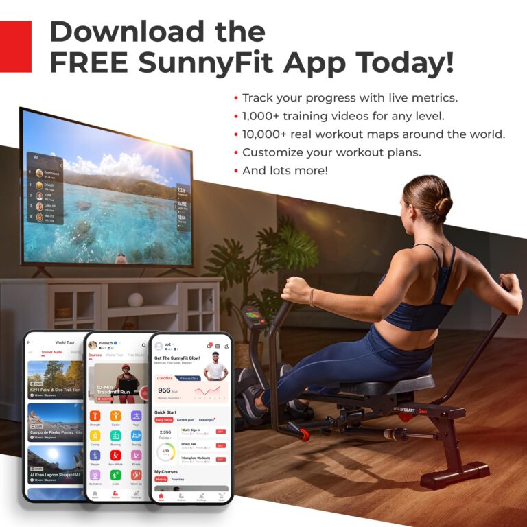 Sunny Health & Fitness Smart Electric Motorized Under Desk Elliptical Cardio Exerciser with Optional Exclusive SunnyFit® App Enhanced Bluetooth Connectivity – SF-E3959SMARTG - Image 5