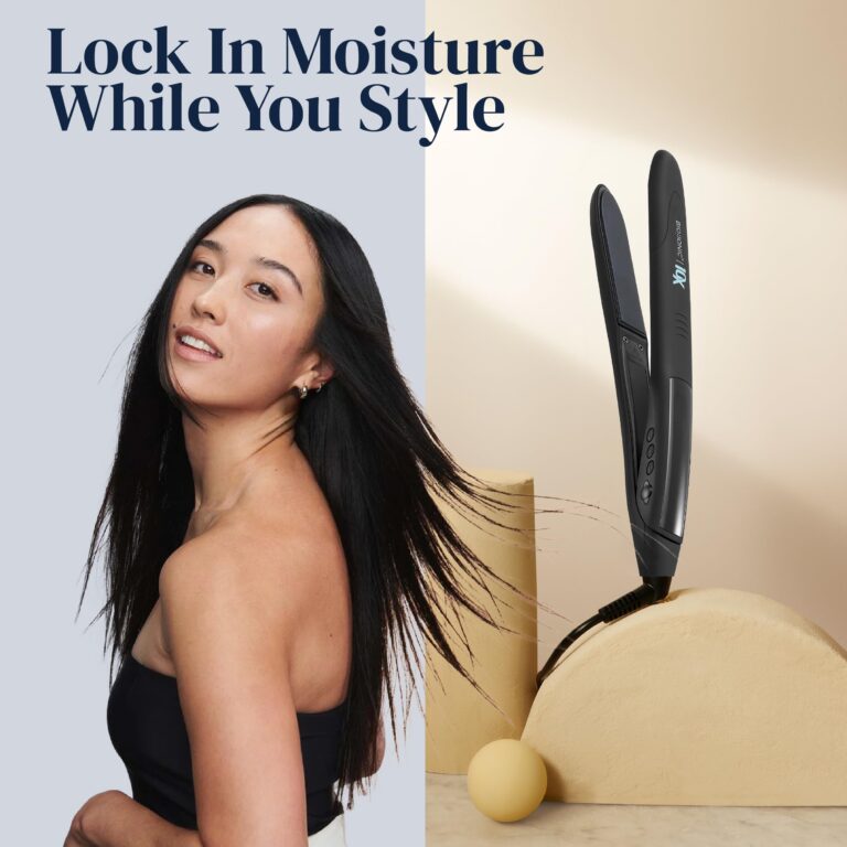 Bio Ionic 10X Styling Iron, 1" Hair Straightener with Moisturizing Heat Technology, Flat Iron for 10-Minute Styling, Hair Straightener and Curler - Image 2