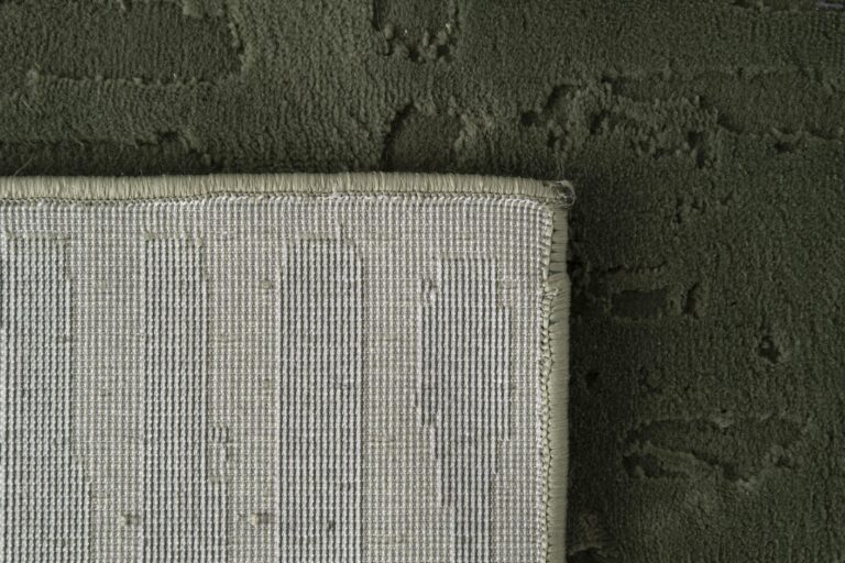 Revival Rugs Shell 5'3"x7'10" Washable Area Rug for Living Room Bedroom - 100% Recycled Oeko-TEX Certified, Medium Pile, Green - Image 4