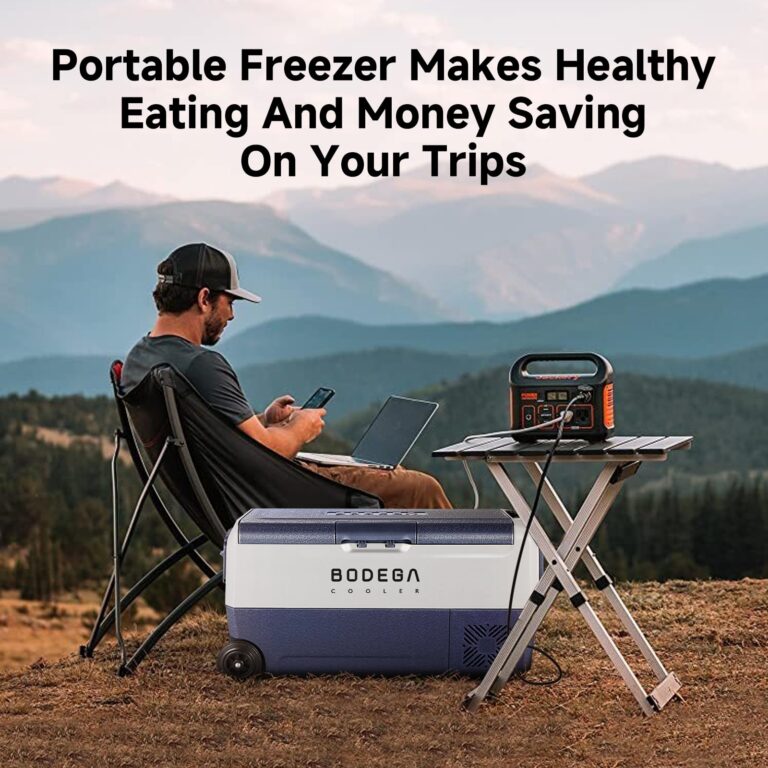 BODEGACOOLER 12 Volt Car Refrigerator,38 Quart Portable Freezer,Car Fridge Dual Zone APP Control,36L -4℉-68℉ Electric Compressor Cooler 12/24V DC and 100-240V AC for RV,Travel,Camping,Road Trip - Image 7