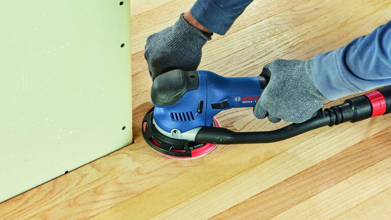 BOSCH GET75-6N Electric Orbital Sander, Polisher - 7.5 Amp, Corded, 6 Inch Disc Size - Dual-Mode: Random Orbit & Turbo - Image 7