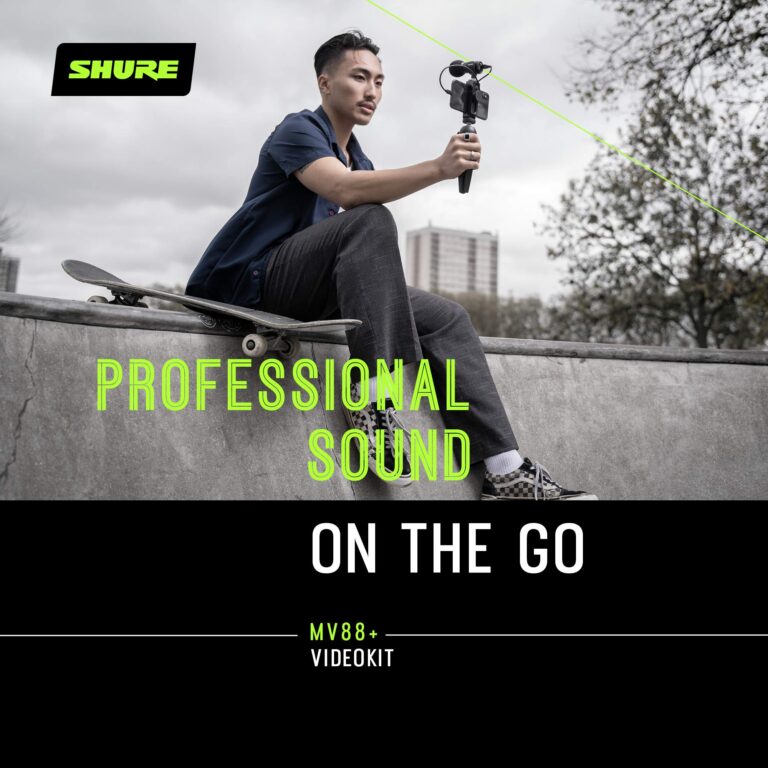 Shure MV88+ Video Kit - Digital Stereo Condenser Microphone for Apple and Android, with Manfrotto PIXI Tripod, Phone Clamp, Mount, iOS and USB-C Cables for Next-Level Connectivity (MV88+ Video KIT) - Image 11
