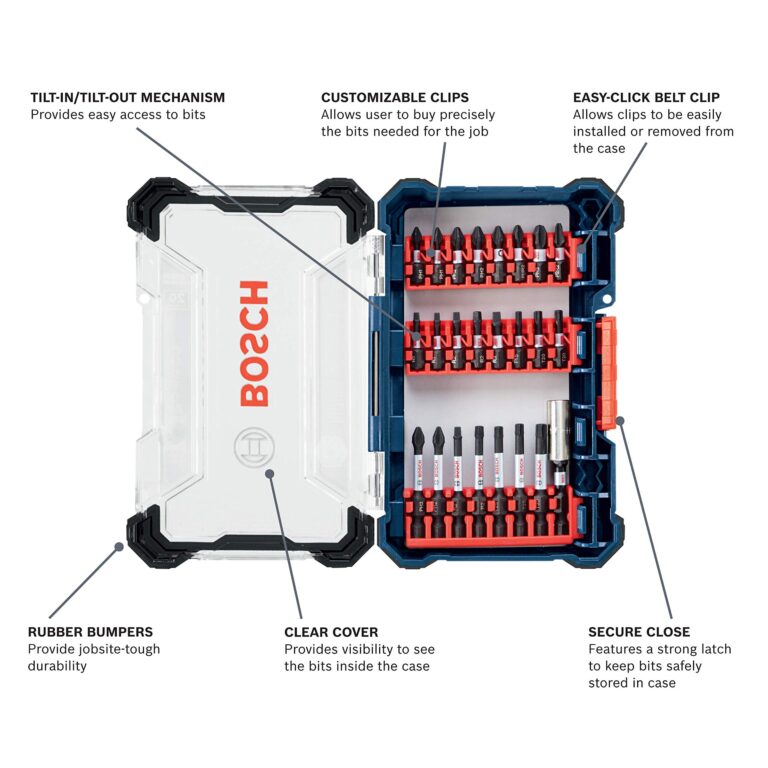 Bosch Cordless Electric Screwdriver 12V Kit + Bosch 24-Piece Screwdriving Custom Case Set - Image 2