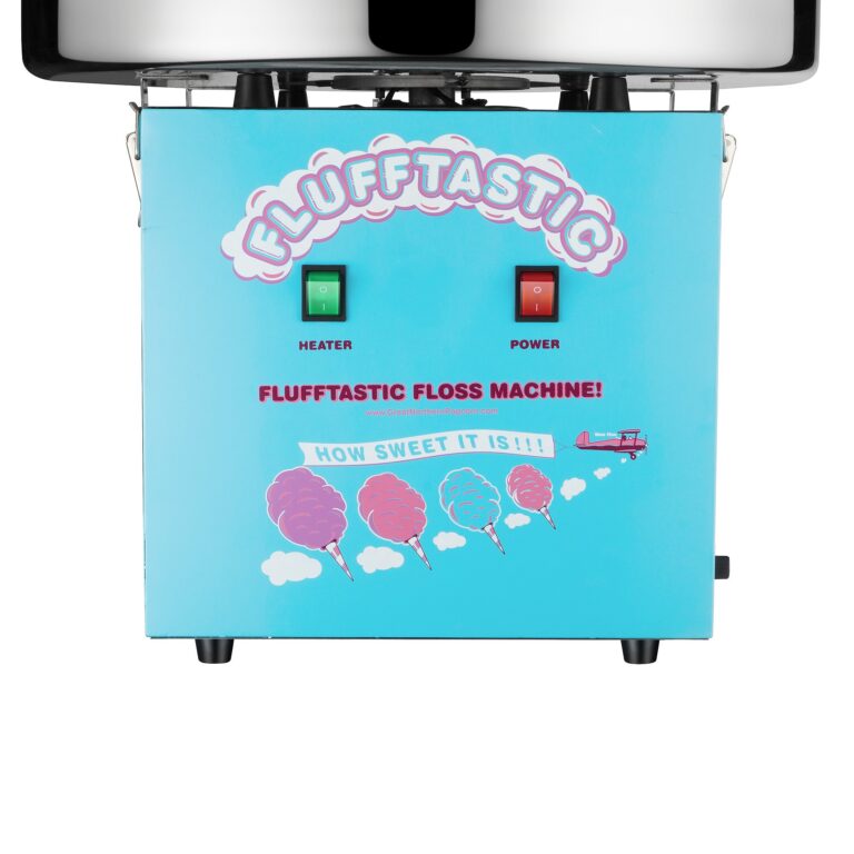 Cotton Candy Machine - 1000W Flufftastic Floss Maker with Stainless-Steel Pan - Cotton Candy Maker Machine and Sugar Scoop for Home Carnival Birthday Party or Festival by Great Northern Popcorn (Blue) - Image 5
