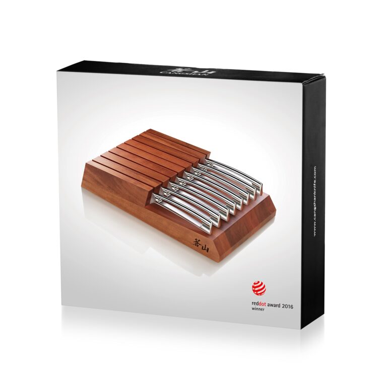 Cangshan N1 Series 59496 German Steel Forged 8-Piece Steak Knife Set with Solid Acacia Wood Block, 5-Inch Blade - Image 4