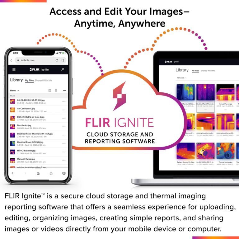 FLIR ONE Edge- Bluetooth Thermal Imaging Camera for Smartphones. Connects Wirelessly to Device and Compatible with All iOS and Android Phones. - Image 2