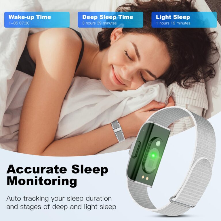 SEEKZERO Sleep & Fitness Tracker for Women Men | 24/7 Heart Rate, Blood Oxygen & Stress Monitor | Step & Calorie Counter | IP68 Waterproof Activity Tracker, Gray (No App Subscription) - Image 6