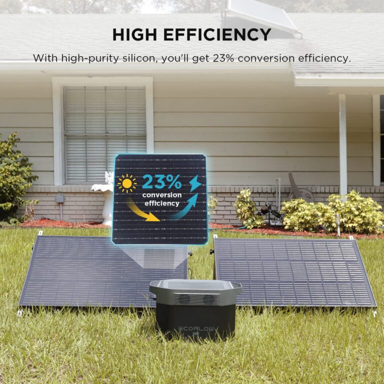 EF ECOFLOW 100W 12V Solar Panel, High Efficiency Monocrystalline PV Modules, IP68 Waterproofing, Ideal for RV& Marine Rooftop, Farm Battery, Power Kits & Ecosystem - Image 8