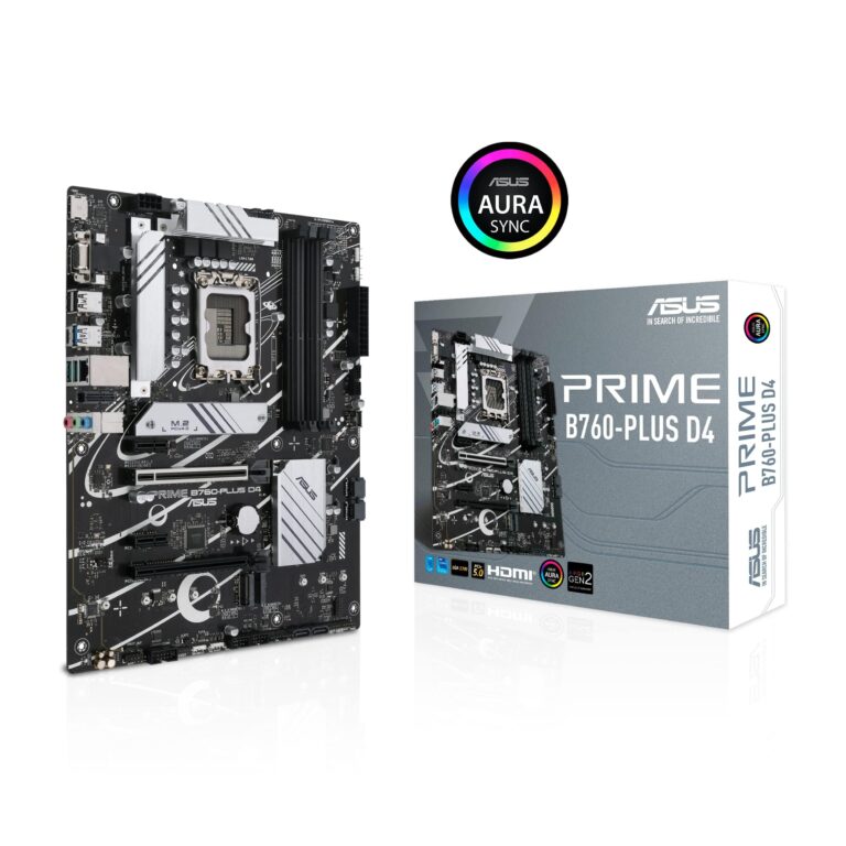 ASUS Prime B760-PLUS D4 Intel (13th and 12th Gen)LGA 1700 ATX motherboard PCIe 5.0,3xPCIe 4.0 M.2 slots,DDR4,2.5Gb LAN,DisplayPort,USB 3.2 Gen 2x2 Type-C,front USB 3.2 Gen 1 Type-C,Thunderbolt (USB4®) - Image 7