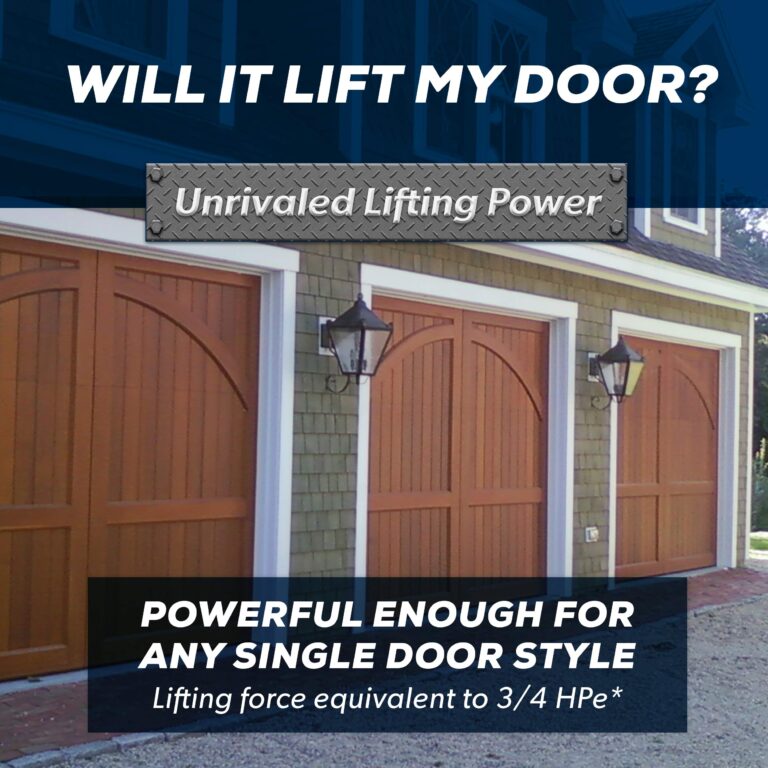Everlift BU250 Sectional Garage Door Opener with Battery Backup, Heavy-Duty Chain Drive for Single or Double Doors, Wall Mount, and Remote Garage Opener, Quick and Easy Installation, White - Image 9