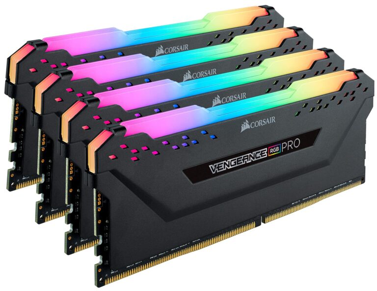 Corsair Vengeance RGB Pro 64GB (4x16GB) DDR4 3200 (PC4-25600) C16 Desktop Memory – Black - Image 8
