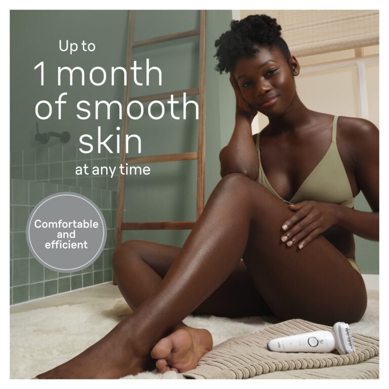Braun Silk-épil 9 Epilator, Pivoting Head, Wet and Dry, Includes Body Trimmer, Shaver Head and Trimmer Comb,SES9-441 - Image 6