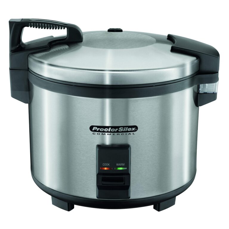 Hamilton Beach Proctor Silex Commercial 37560R Rice Cooker/Warmer, 60 Cups Cooked Rice, Non-Stick Pot, Hinged Lid, Stainless Steel Housing, 1 Year Warranty - Image 8