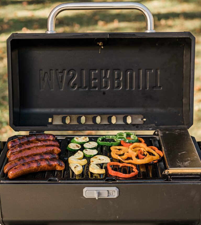 Masterbuilt® Electric Portable Charcoal Grill and Smoker with SteadyTemp Analog Temperature Control with 200 Cooking Square Inches in Black, Model MB20040722 - Image 9