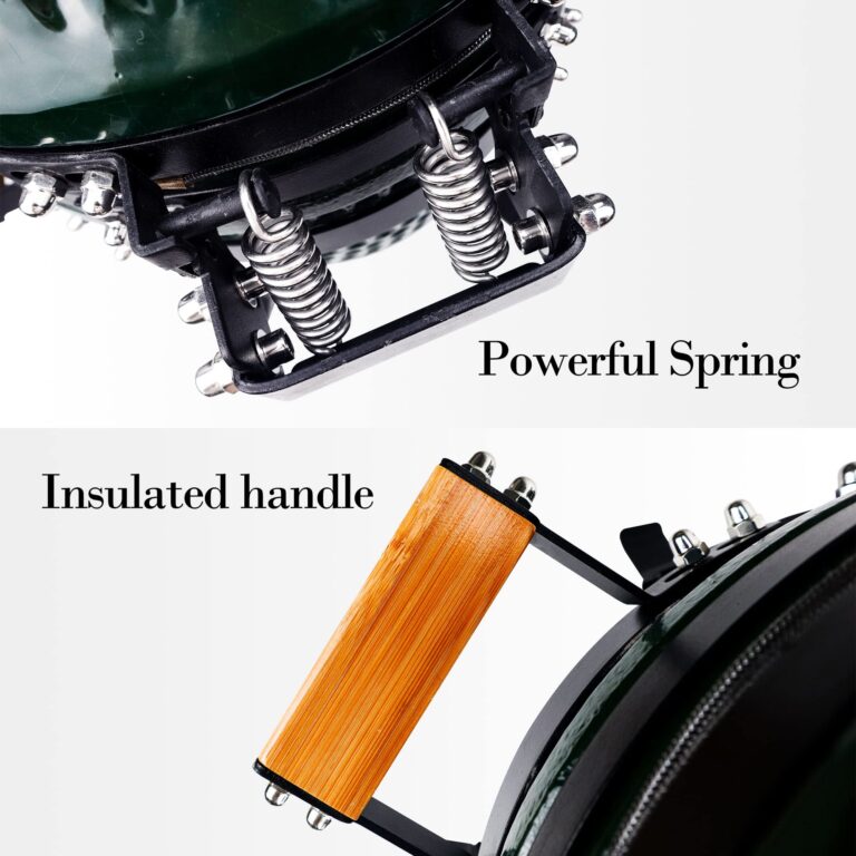 London Sunshine Ceramic Charcoal BBQ Kamado Griller - Portable Tabletop The Cadet Series Smoker - Image 2