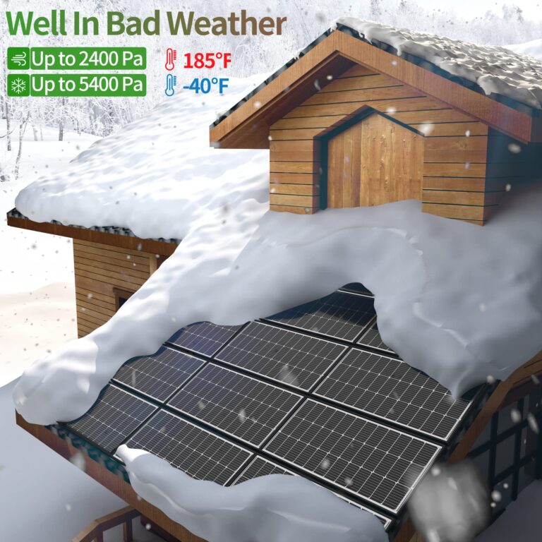 JJN 200 Watt Solar Panels, 9BB Monocrystalline 12V 2PCS 100W Solar Panel, 23% High Efficiency PV Module Power Charger for RV, Home, Farm, Boat, Caravan and Off-Grid Applications - Image 7