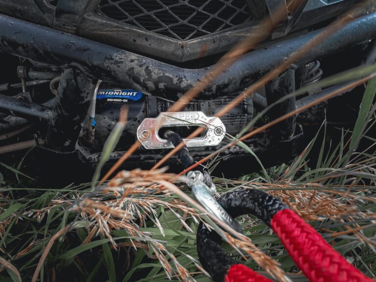 MOTOALLIANCE Viper UTV/ATV 4500lb Waterproof Wireless Winch from USA Powersports Company. 50 Feet of Black Synthetic Winch Rope. Perfect for Offroad Vehicle Recovery. - Image 4