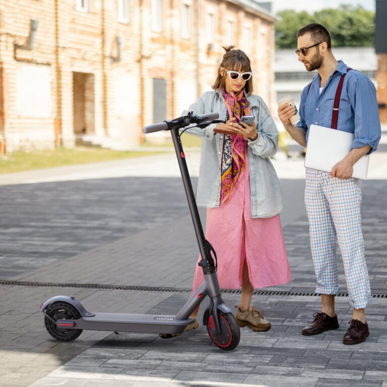VOLPAM Electric Scooter, 350W/500W Motor, Max 21-28 Miles Range, 19/21 Mph Top Speed, 8.5''/10'' Tires, Dual Braking, Kick Scooter, 2 Wheels and Height Handlebars (10.5Ah-23Miles-350W) - Image 3