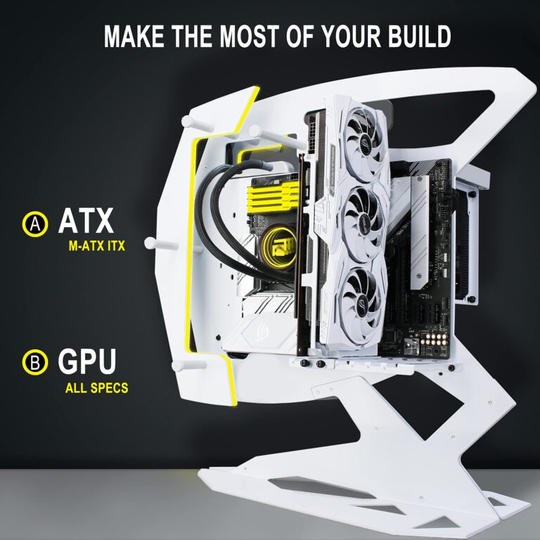 KEDIERS Innovative PC Case - ATX Tower Tempered Glass Gaming Computer Case with 2 ARGB Light Boards - Image 6