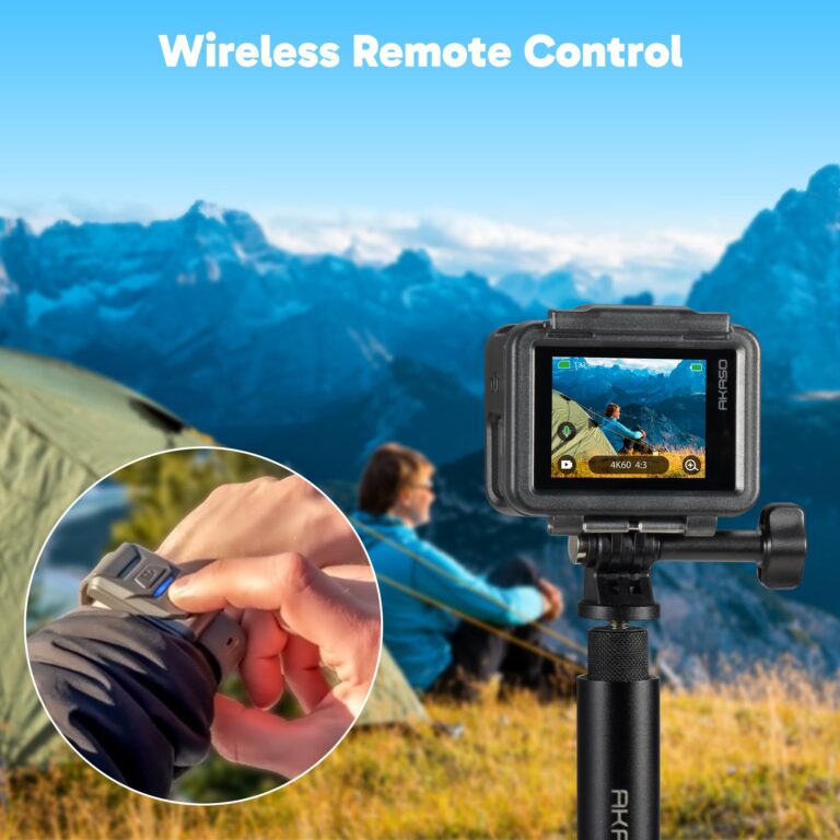 AKASO Brave 8 Lite Waterproof Action Camera with 4K60 Ultra HD Video, 20MP Photos, HDR, Touch Screen, SuperSmooth Stabilization, 8X Slow Motion, Zoom, Super Wide Angle, Remote Control and Accessories - Image 4