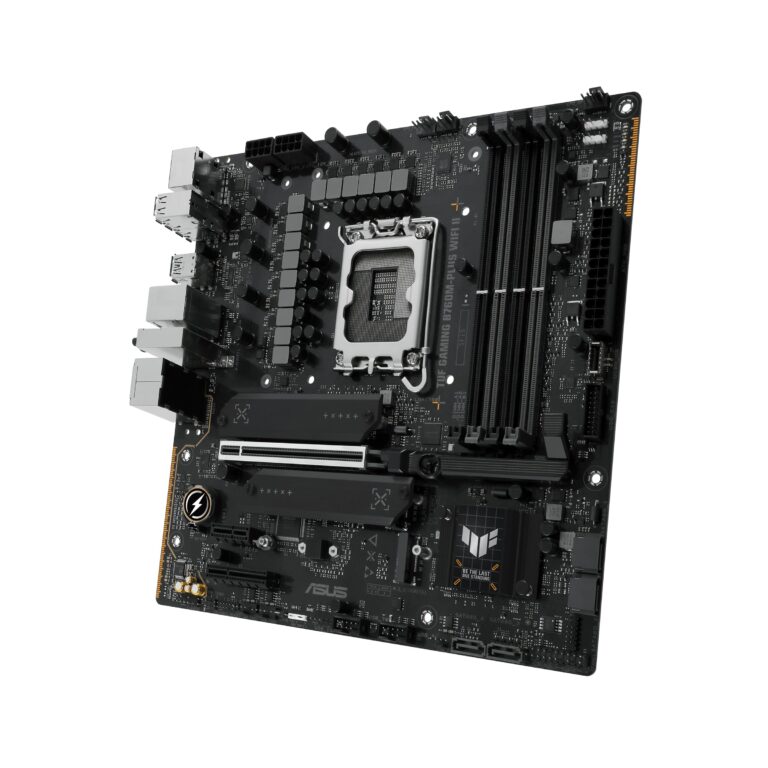 TUF Gaming B760M-PLUS WiFi II Intel B760 LGA 1700 mATX Motherboard (PCIe 5.0,4.0 M.2 Slots,DDR5,WiFi6E,Q-Antenna,2.5Gb Ethernet,DisplayPort,HDMI, SATA 6Gbps,USB 20Gbps) Support, Aura Sync - Image 7