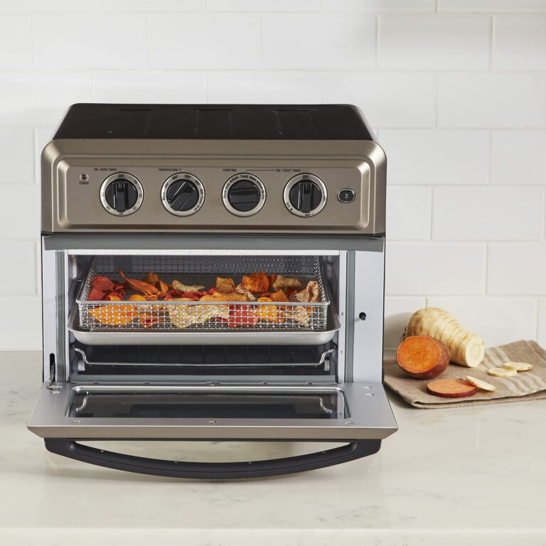 Cuisinart TOA-60BKS Convection AirFryer Toaster Oven, Premium 1800-Watt Oven with 7-in-1 Functions and Wide Temperature Range, Large Capacity AirFryer with 60-Minute Timer/Auto-Off, Black Stainless - Image 6