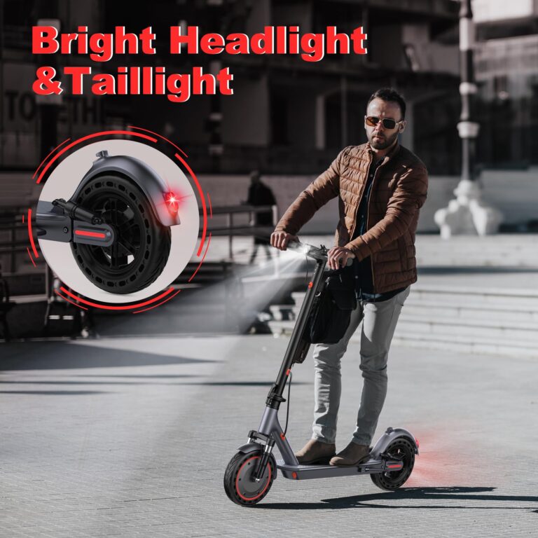 Electric Scooter, 8.5" /10“Tire, 16/19/22Mph Top Speed, 12/22/28 Miles Long Range, Folding Escooter for Adults and Teens with Dual Braking,Dual Suspension, App - Image 6