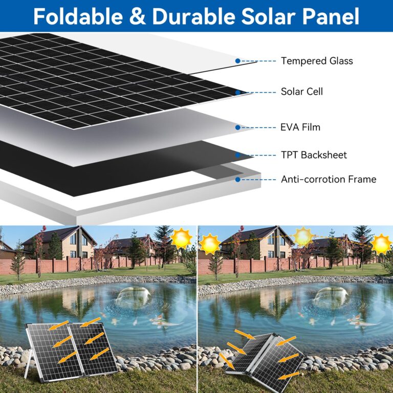 Antfraer 70W Solar Water Pump with Pond Filter, Solar Pond Pump with 16.5FT+10FT Cord & 6.6FT PVC Tubing for Fish Pond Pool Garden Waterfall Hydroponics DIY Water Features - Image 8