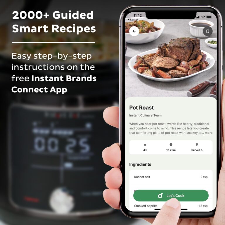 Instant Pot Pro Plus Wi-Fi Smart 10-in-1, Pressure Cooker, Slow Cooker, Rice Cooker, Steamer, Sauté Pan, Yogurt Maker, Warmer, Canning Pot, Sous Vide, Includes App with Over 800 Recipes, 6 Quart - Image 6