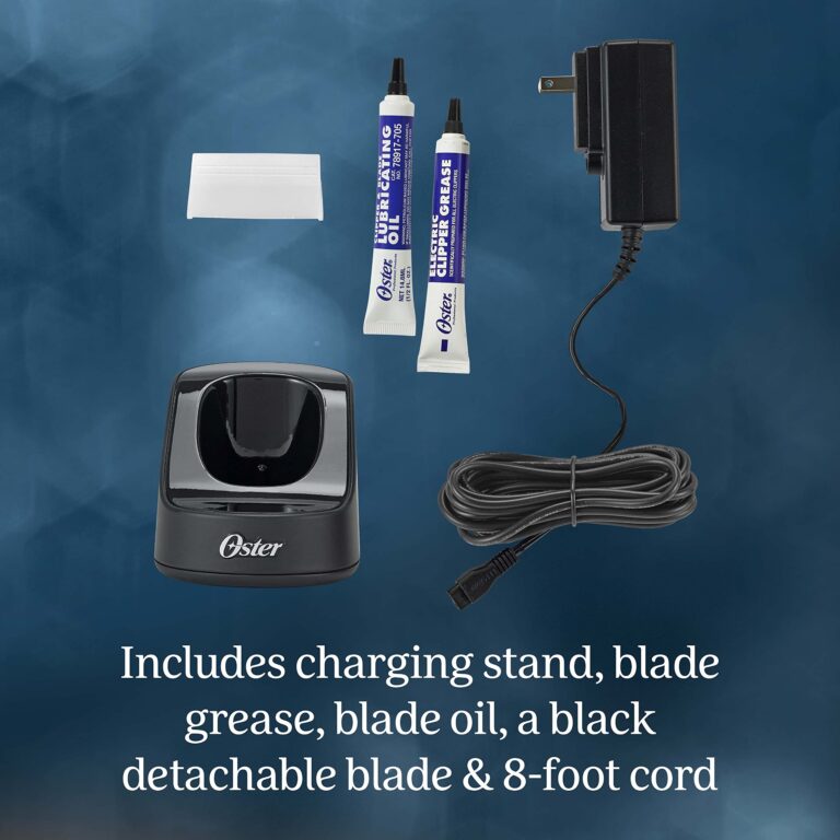 Oster Professional Cordless Hair Clippers, Classic 76 for Barbers and Hair Cutting with Detachable Blade, Burgundy - Image 2