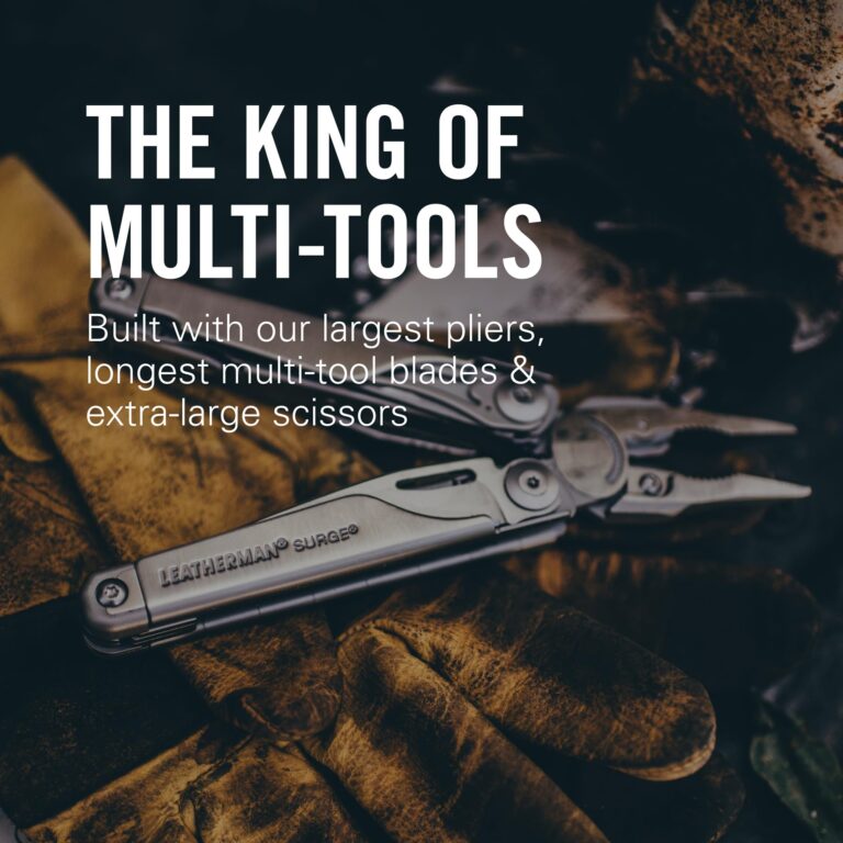 LEATHERMAN, Surge, 21-in-1 Heavy-Duty Multi-tool for Work, Home, Garden, DIY & Auto, Stainless Steel with Premium Nylon Sheath - Image 8