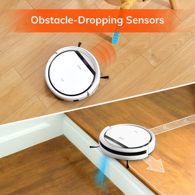 ILIFE V3s Pro Robot Vacuum Cleaner, Tangle-free Suction , Slim, Automatic Self-Charging Robotic Vacuum Cleaner, Daily Schedule Cleaning, Ideal For Pet Hair，Hard Floor and Low Pile Carpet,Pearl White - Image 7