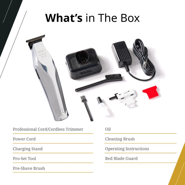 Wahl Professional Hi Viz Cordless Trimmer Precision Cutting Adaptive Speed Control 135 Min Runtime - Image 3