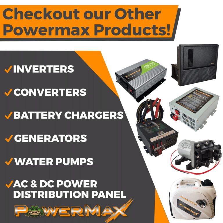 PowerMax PMBC-75 75 Amp 12V Battery Charger with Clamps - Image 3