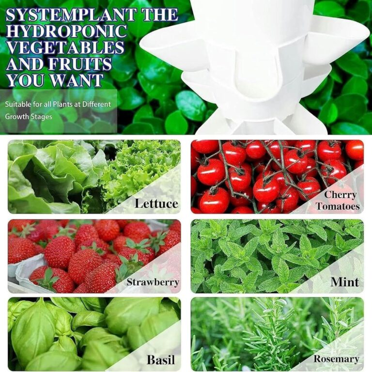 Hydroponic Tower Planting System, Indoor Vertical Gardening Planting Kit, Farm Greenhouse Hydroponic Planting System, - Image 6