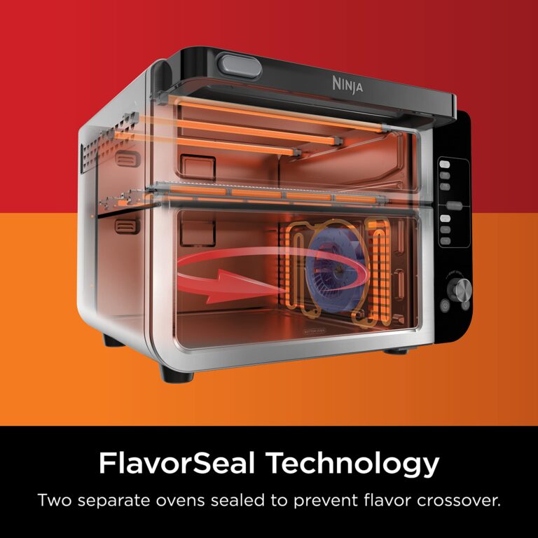 Ninja DCT401 12-in-1 Double Oven with FlexDoor, FlavorSeal & Smart Finish, Rapid Top Convection and Air Fry Bottom , Bake, Roast, Toast, Air Fry, Pizza and More, Stainless Steel - Image 10