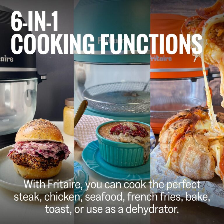 Non-Toxic Air Fryer - Glass AirFryer 5 Quart w/ 360 Visibility, Self-Cleaning, 400F Vortex Air Fryer for Even Cooking, BPA-Free Teflon Free, 6-in-1 Functions, Rotisserie, Roast, Bake, Black - Image 2