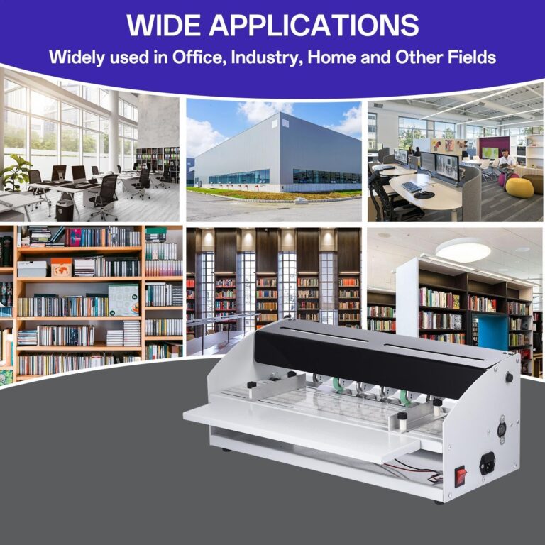 Paper Folding Machine - Multi-Function Paper Creasing Machine - Adjustable Paper Perforating Tool, Paper Slicer for Tickets, Documents, Photos, Scrapbooking - Image 8