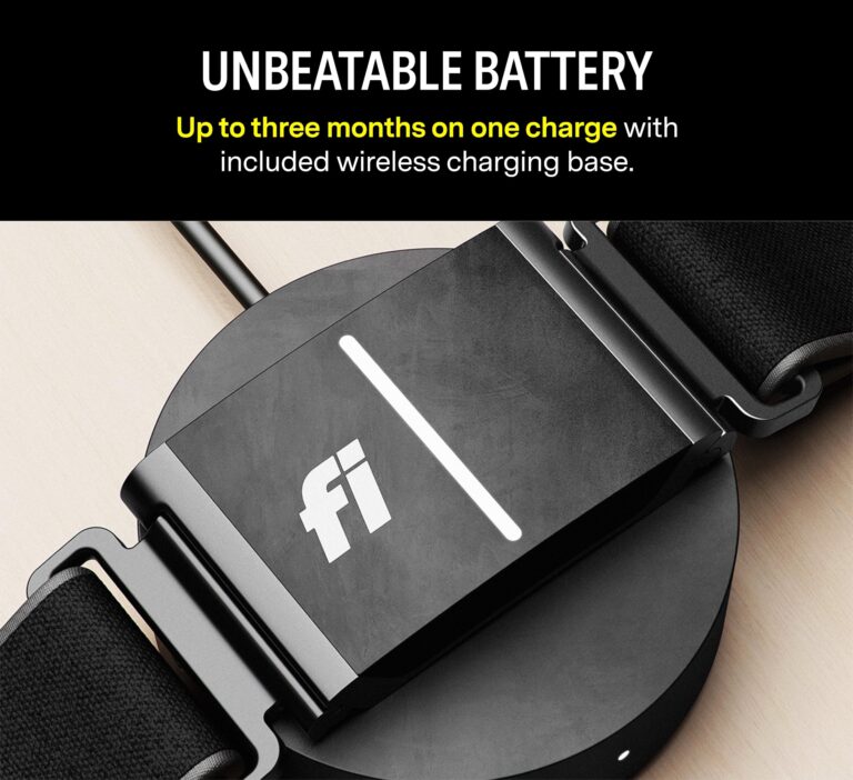 Fi Series 3 Smart Dog Collar - GPS Dog Tracker and Activity & Health Monitor, Waterproof, LED Light, Escape Alerts, Nationwide Coverage [Free 1 Year Membership] (Yellow, X Small) - Image 2