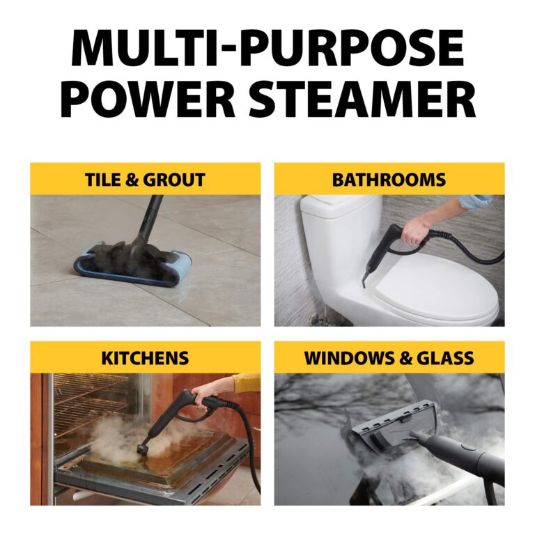 Wagner Spraytech 0282014 915e On-Demand Steam Cleaner & Wallpaper Removal, Multipurpose Power Steamer, 18 Attachments Included (Some Pieces Included in Storage Compartment) For Floor - Image 14