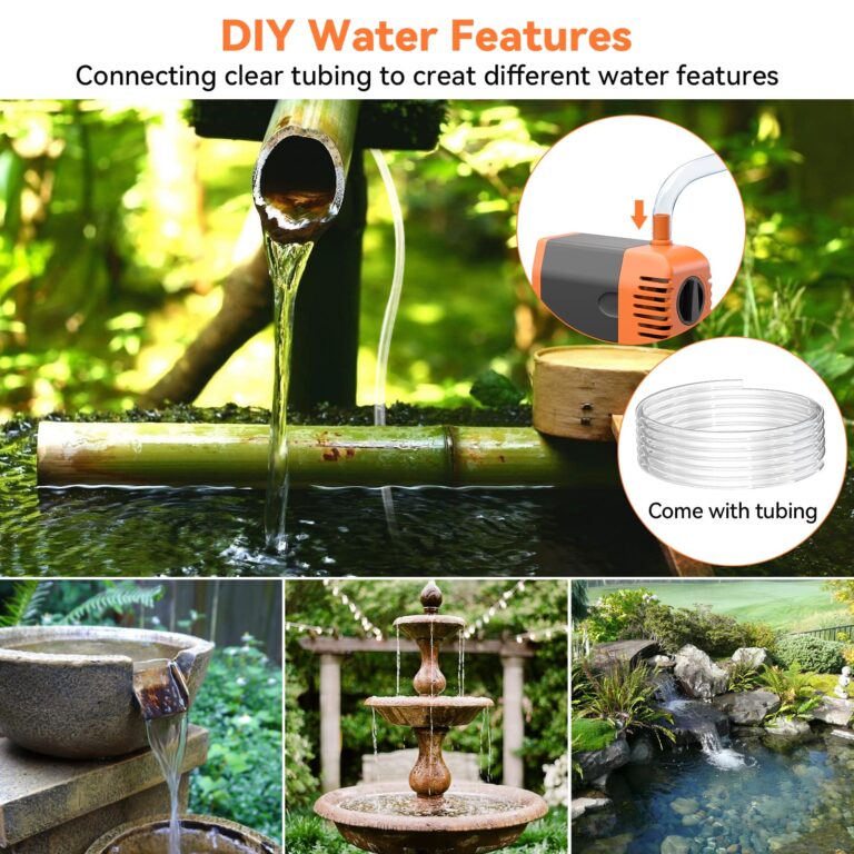 POPOSOAP Solar Water Fountain Pump Outdoor 35 Watt, 480GPH Solar Fountain Pump with Foldable Solar Panel, Adjustable Water Flow Solar Pump Kit for Garden Fish Pond Waterfall Hydroponics Pool - Image 7