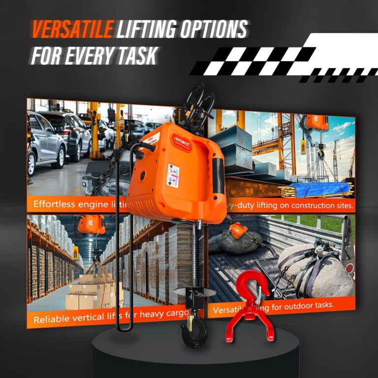 YATOINTO PRO Electric Hoist, 1600W 1,100lb Electric Winch with Single/Double Hooks, Dual Wireless Remote & Cable Remote, 110V/120V, 30ft Lifting Height for Garage, Warehouse, Factory, and Farm - Image 3
