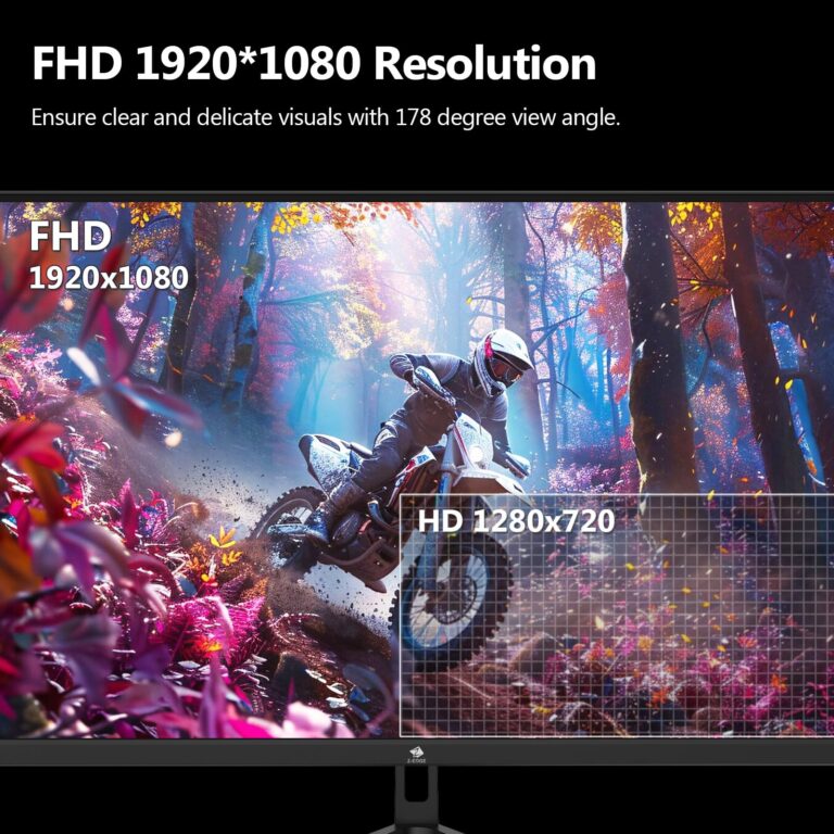 24.5" Gaming Monitor 240Hz, Z-Edge UG25F FHD 1920x1080 Computer Monitor, 1ms Frameless LED, AMD Freesync Premium Display Port x1 HDMI x2, HDR, Contrast Ratio 5000:1 - Image 6
