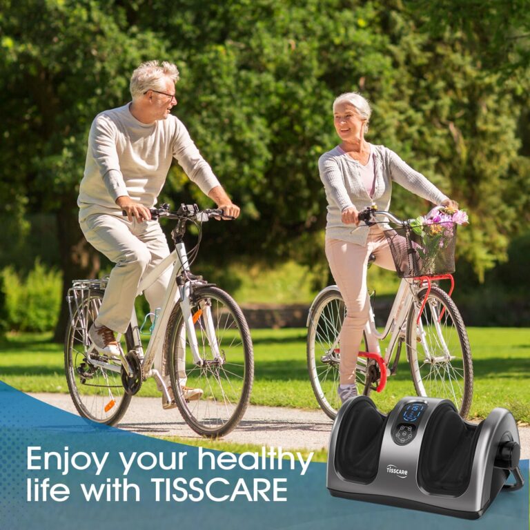 TISSCARE Shiatsu Foot Massager with Heat: FSA HSA Eligible Foot Massager for Plantar Fasciitis, Neuropathy, Circulation and Pain Relief, Massage Feet/Leg/Calf/Ankle at Home/Office, Gifts for Women Men - Image 2