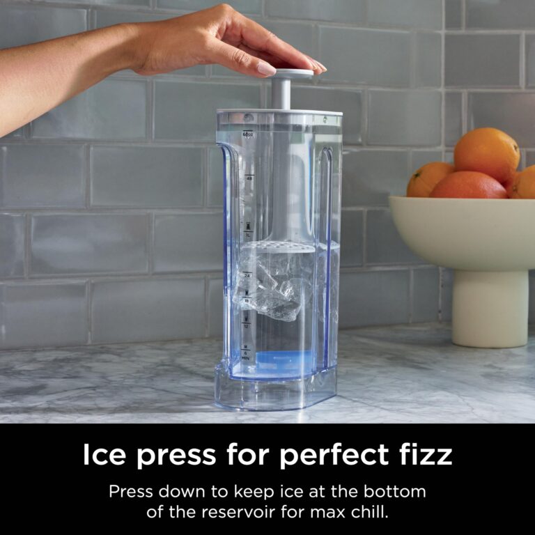 Ninja Thirsti Max Custom Hydration System, Soda Maker, Sparkling Water Maker, Custom Still & Sparkling Drinks, Compact Design, With 60L CO₂ Cylinder & Flavored Water Drops, Silver WC2002 - Image 7