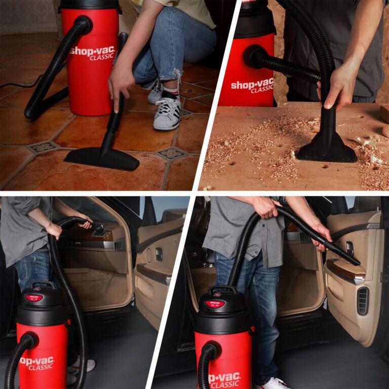 Shop-Vac 5 Gallon 5.5 Peak HP Wet/Dry Vacuum, Wall Mountable Compact Shop Vacuum with 6-23' Extra Long Hose & Attachments, Ideal for Jobsite, Garage, Car & Workshop. 9522236 - Image 3