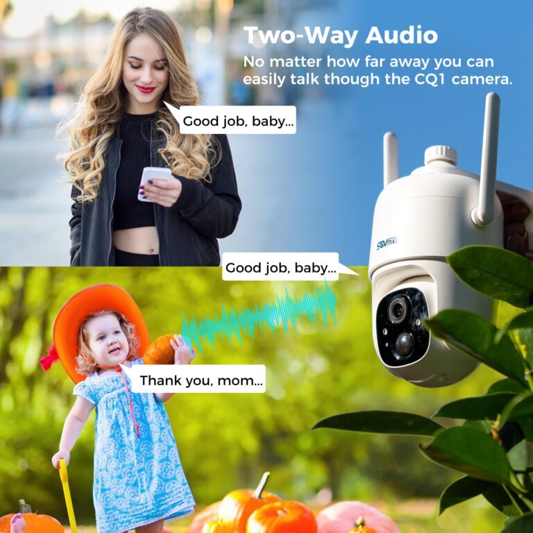 SOVMIKU 4CQ1 AI 2K Solar Security Camera Wireless Outdoor, Battery Powered, Two Way Audio, PIR Motion Detection, 360° View Pan/Tilt,Easy to Setup, Color Night Vision, Audible Flashlight Siren,SD Slot - Image 8