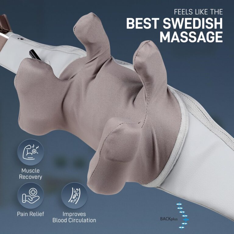 BackPlus Platinum Cordless Neck Massager – Deep Tissue Shiatsu Massage with Heat – Deep Kneading Stress Relief for Back Pain - Image 5