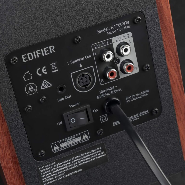 Edifier R1700BTs Active Bluetooth Bookshelf Speakers - 2.0 Wireless Near Field Studio Monitor Speaker - 66w RMS with Subwoofer Line Out - Image 5