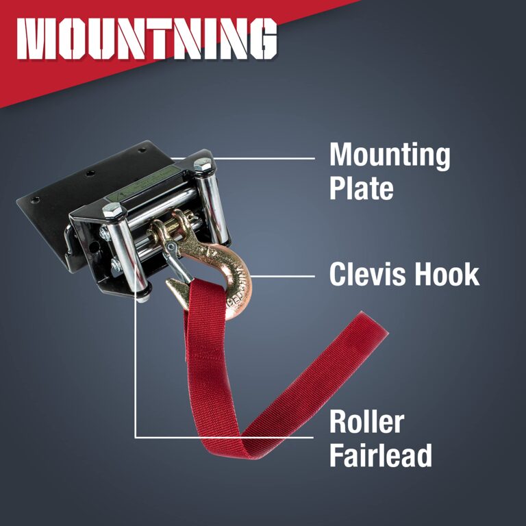 Stealth Winches UTV ATV Winch 3500lb, 12v Electric Winch with 2 Wireless remotes and Steel Rope, Perfect for Off-Road Towing Trailer Winch Truck Portable Winch, with Roller Fairlead & Mounting Plate - Image 7